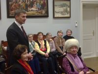 Andrus Ansip kõnelemas Paide eakatele eurost ja pensionitest