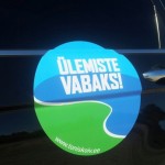 Autokleepsuga toetad ideed