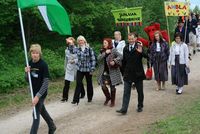 Järvamaa laulu-tantsupeo rongkäigus (Ants Leppoja foto)