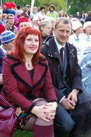 Abikaasa Margega laulu-ja tantsupeol (Anu Ansbergi foto)