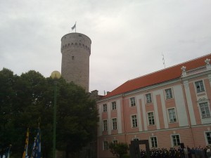 Täna hommikul kell 7 Toompeal, pidulikul lipuheiskamistseremoonil.