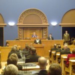 EV President Toomas H Ilves Riigikogus kõnelemas