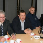 Reformierakonna fraktsioon Mäos, pildil Harri Lepamets, Kalle Jents, Aare Heinvee ja Jaan Arvola