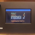 Minu laual olev hääletuspult täna varahommikul kell 4.53