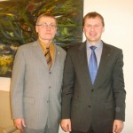 Tõnis Lukas ja Tõnis Kõiv Tõnisepäeval keskkonnakomisjonis. Foto: V.Korb