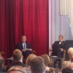 Saksa president Joachim Gauck ja Eesti president Toomas H Ilves Okupatsioonide muuseumis