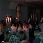Lucia tulek Rootsi saadiku residentsis 13.detsembril