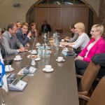 Kohtumine Eesti ja Soome IPU delegatsioonide vahel. Foto: E.Peinar