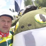 Rae valla kõige uuemas külas Uuesalus oli meid tervitama tulnud ka rõõmus küla maskott